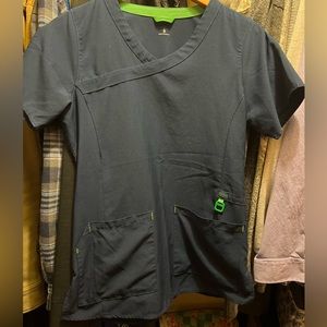 Navy Carhartt scrub top